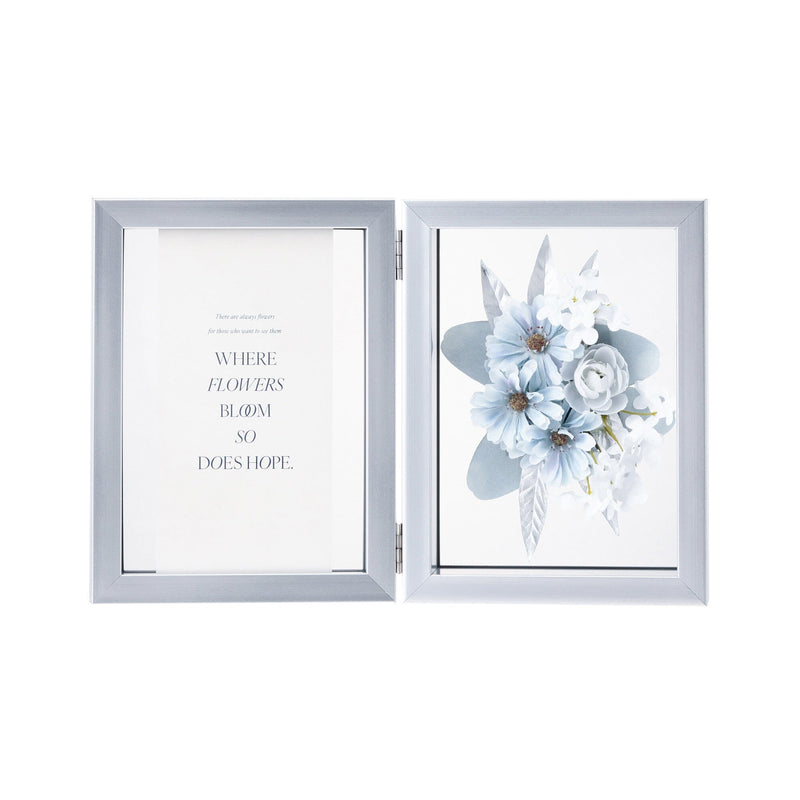 ART 仿真花框藍色