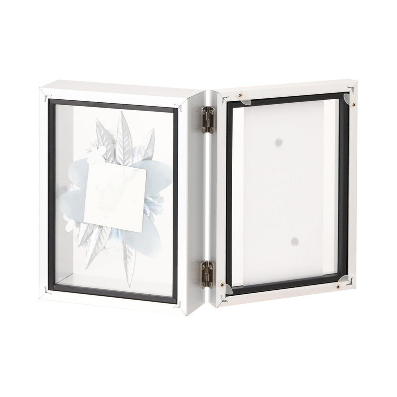 ART 仿真花框藍色