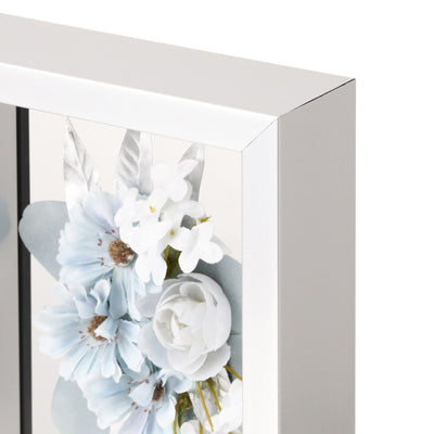 ART 仿真花框藍色