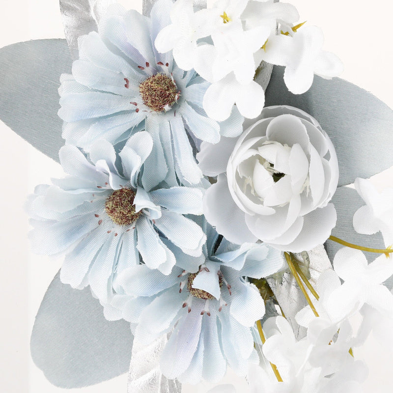 ART 仿真花框藍色