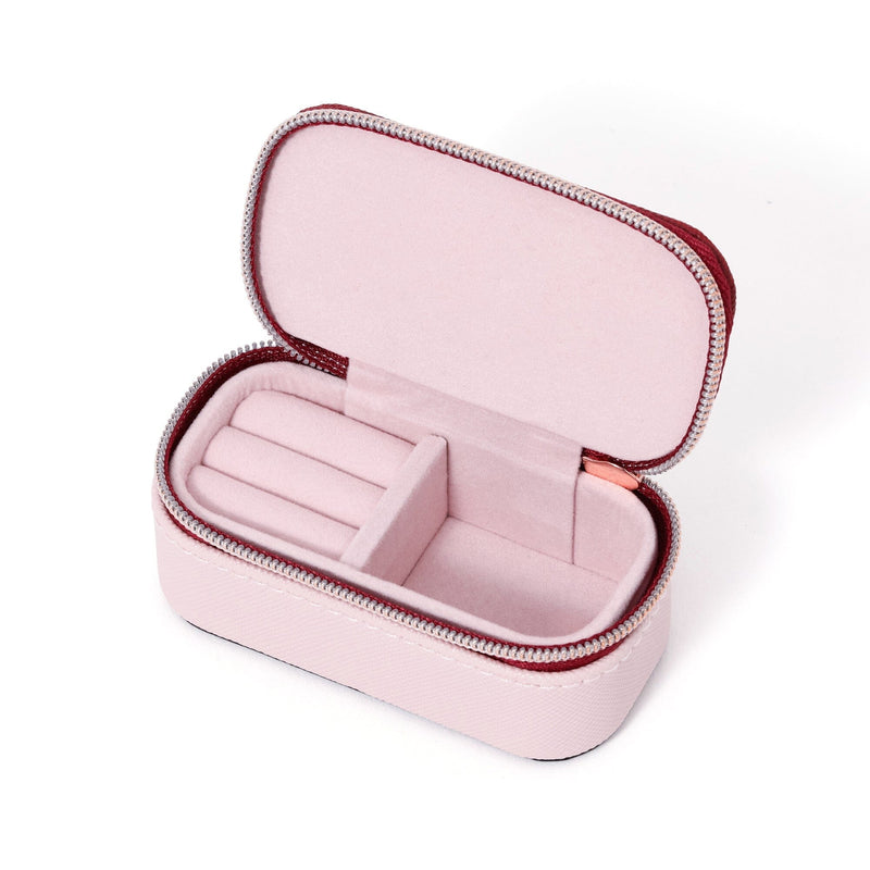 Bicolor Mini Travel Jewelry box  Pink