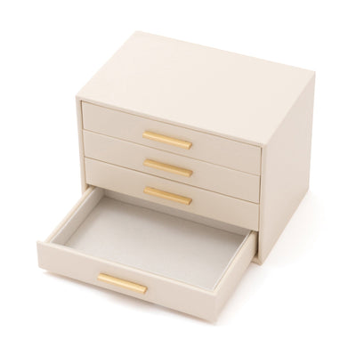 Drawer Jewelry Box 4S  White