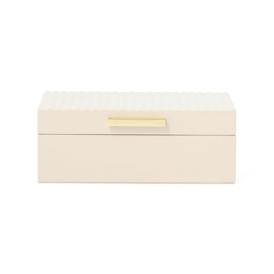 Lacquer Stripe Jewelry Box Small Pink