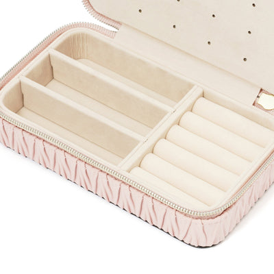 Emboss Travel Jewelry Box Medium Pink