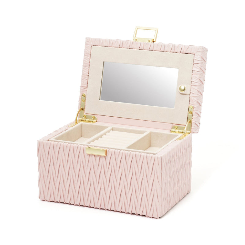 Emboss Jewelry Box Small Pink