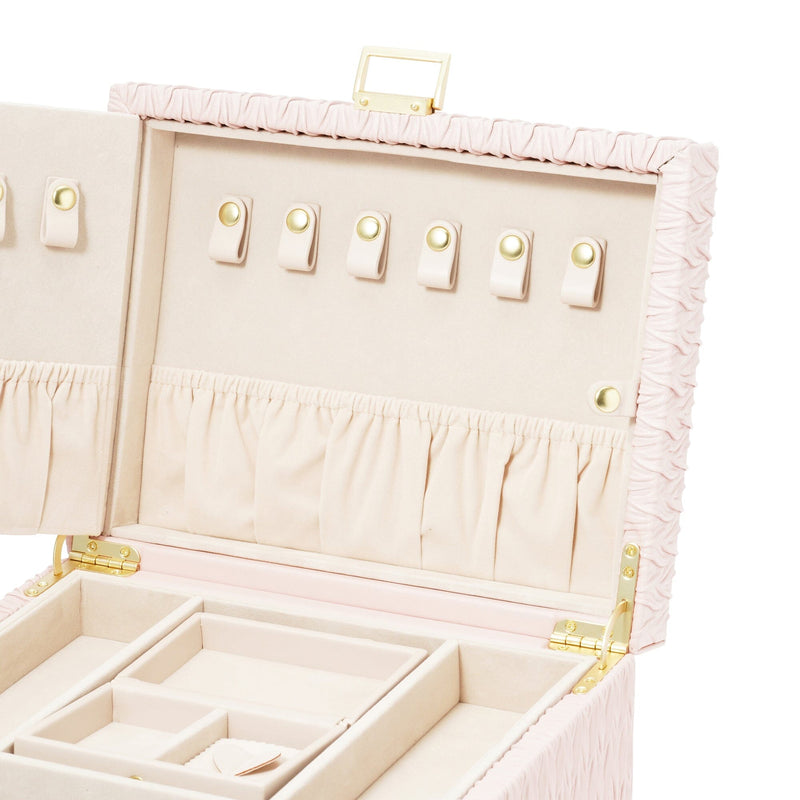 Emboss Jewelry Box Large Pink