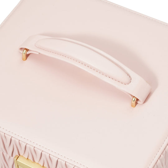 Emboss Cosmetic Box Pink