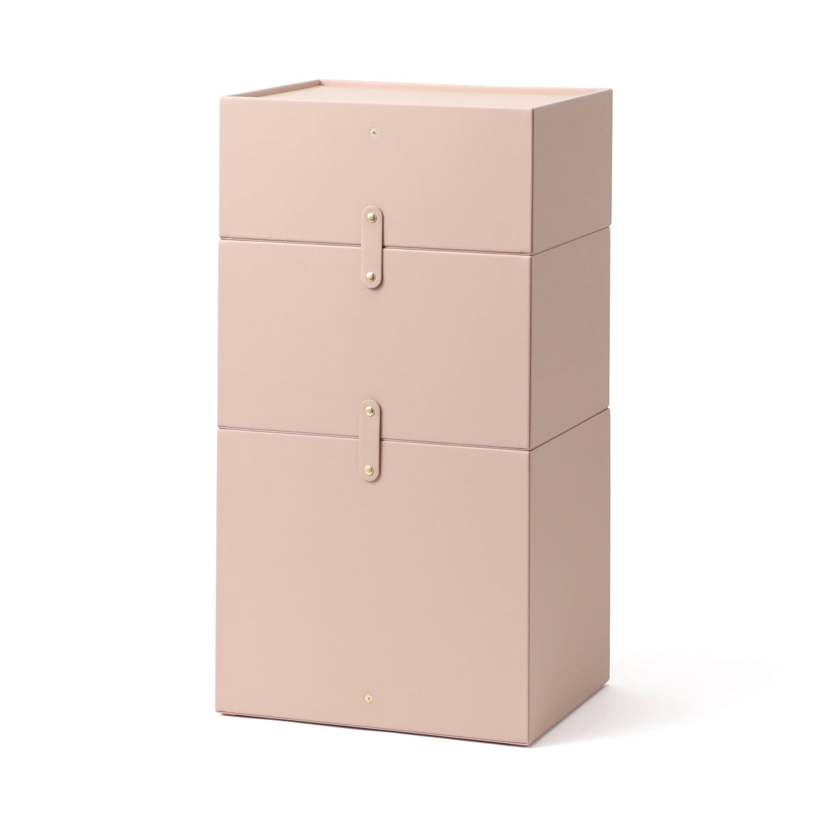 Embossed Stacking Drawer Large Pink