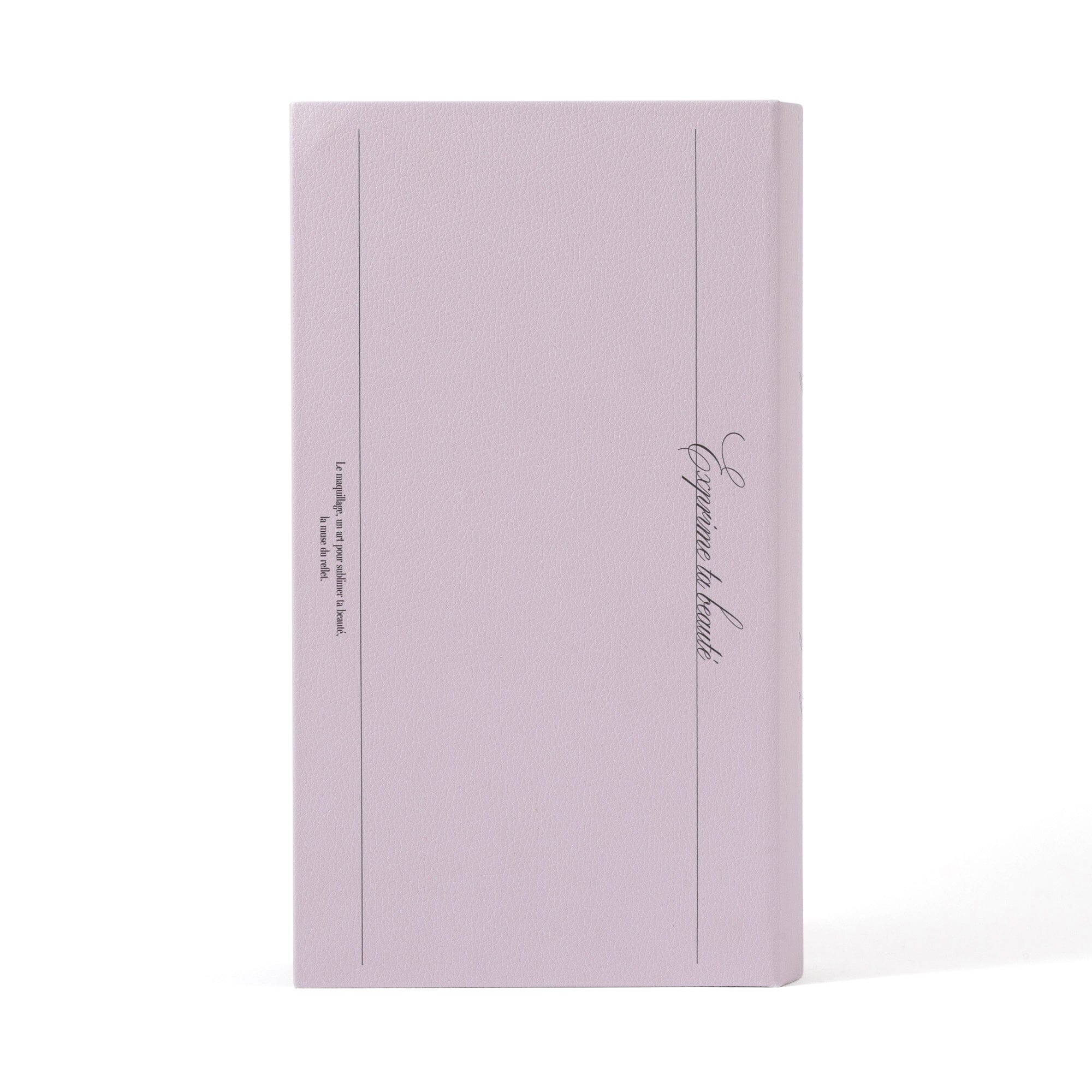 Book Tissue Box Typography Light Pink
