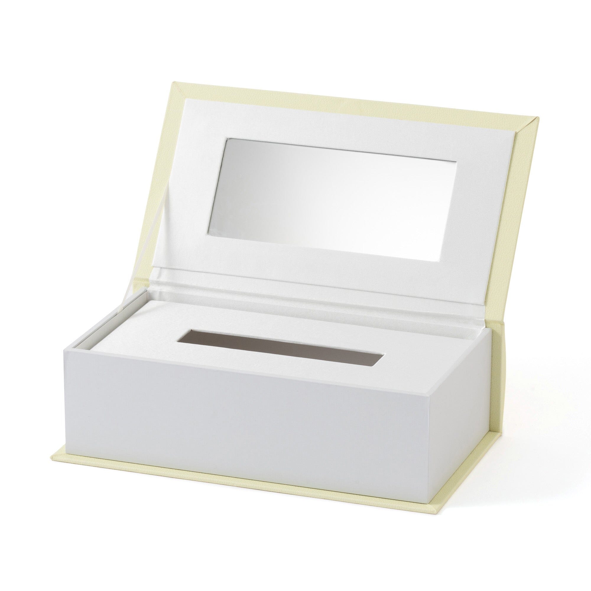 Book Tissue Box Cat Light Yellow