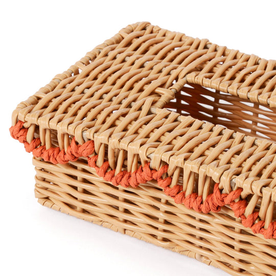 Scallop Tissue Box Orange