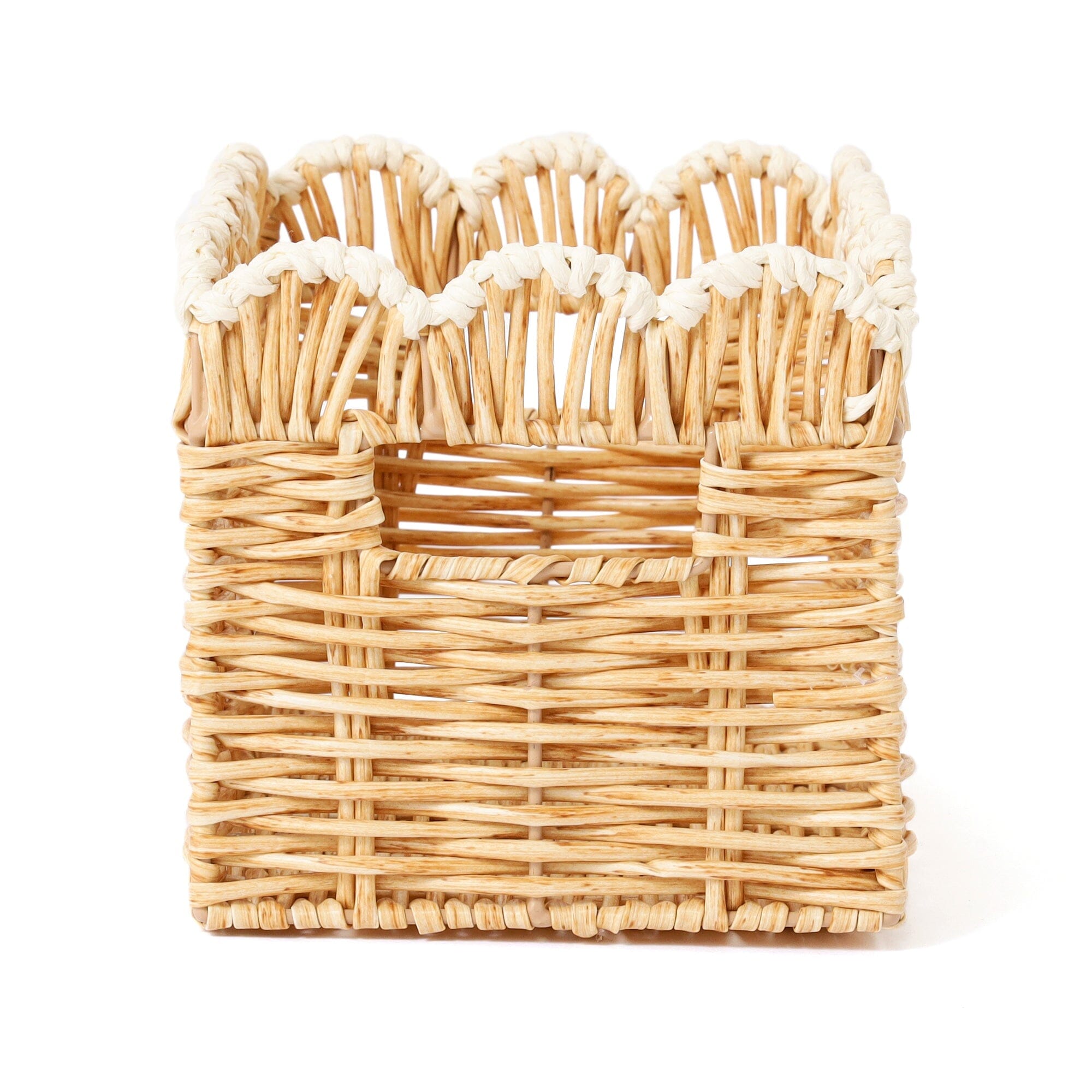 Scallop Storage Box Small White
