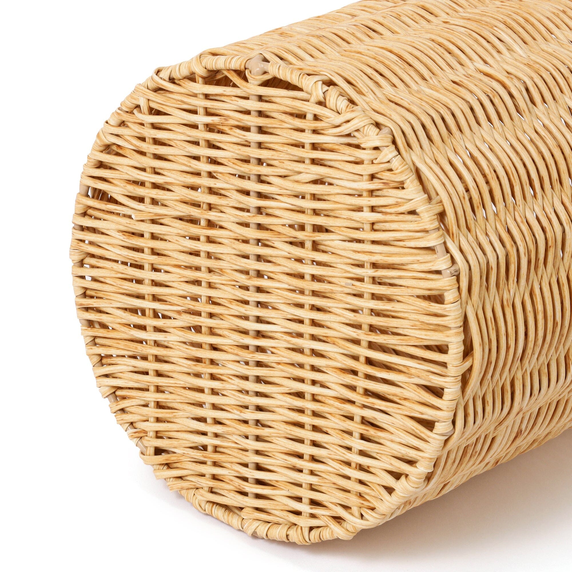 Scallop Trash Can Large White