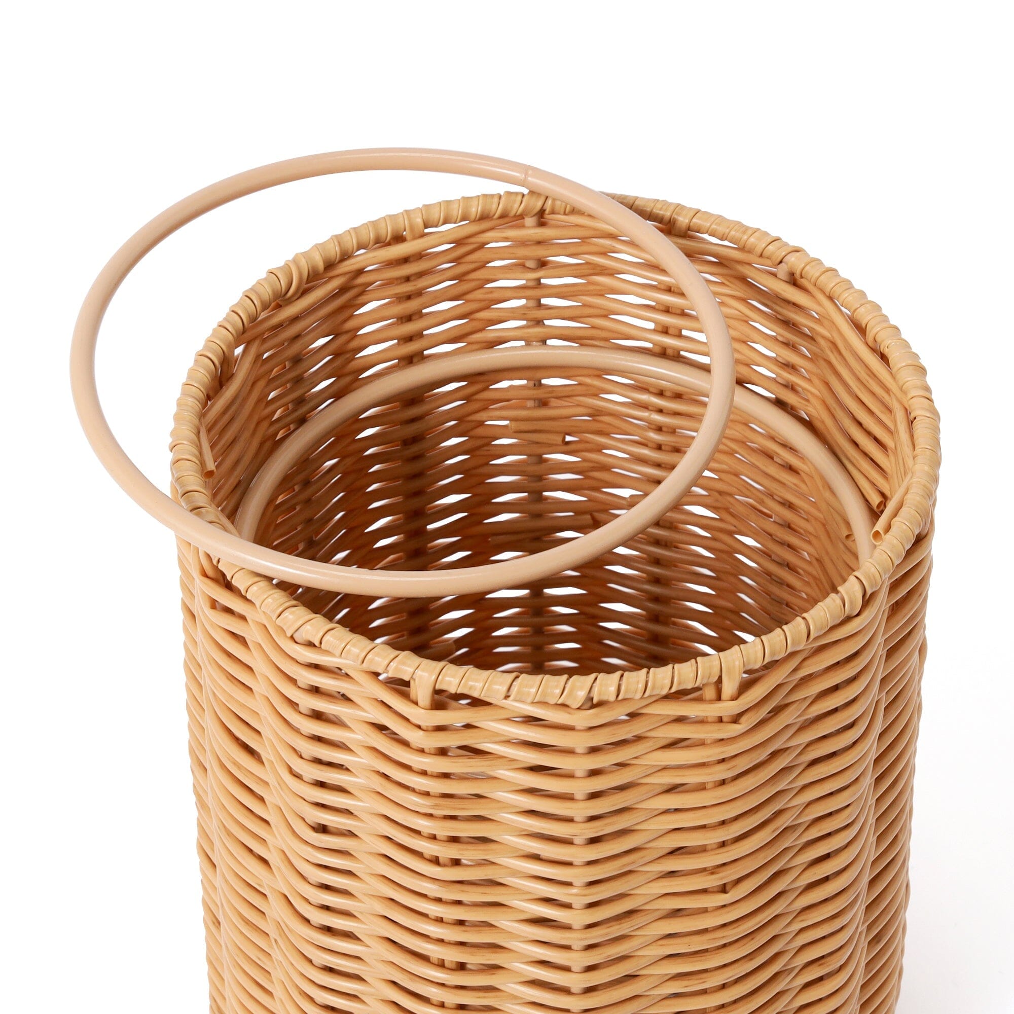 Scallop Trash Can Small Orange