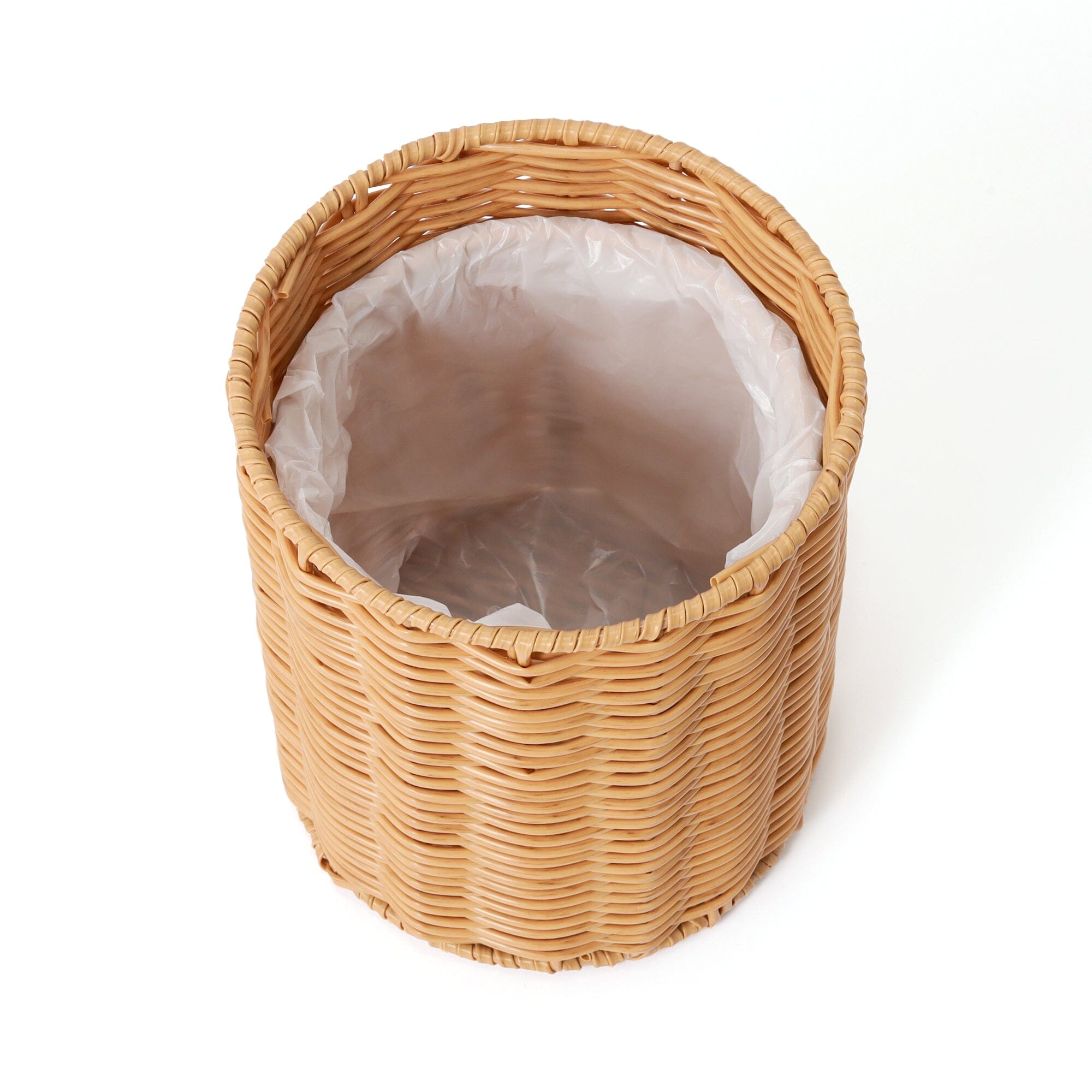 Scallop Trash Can Small Orange