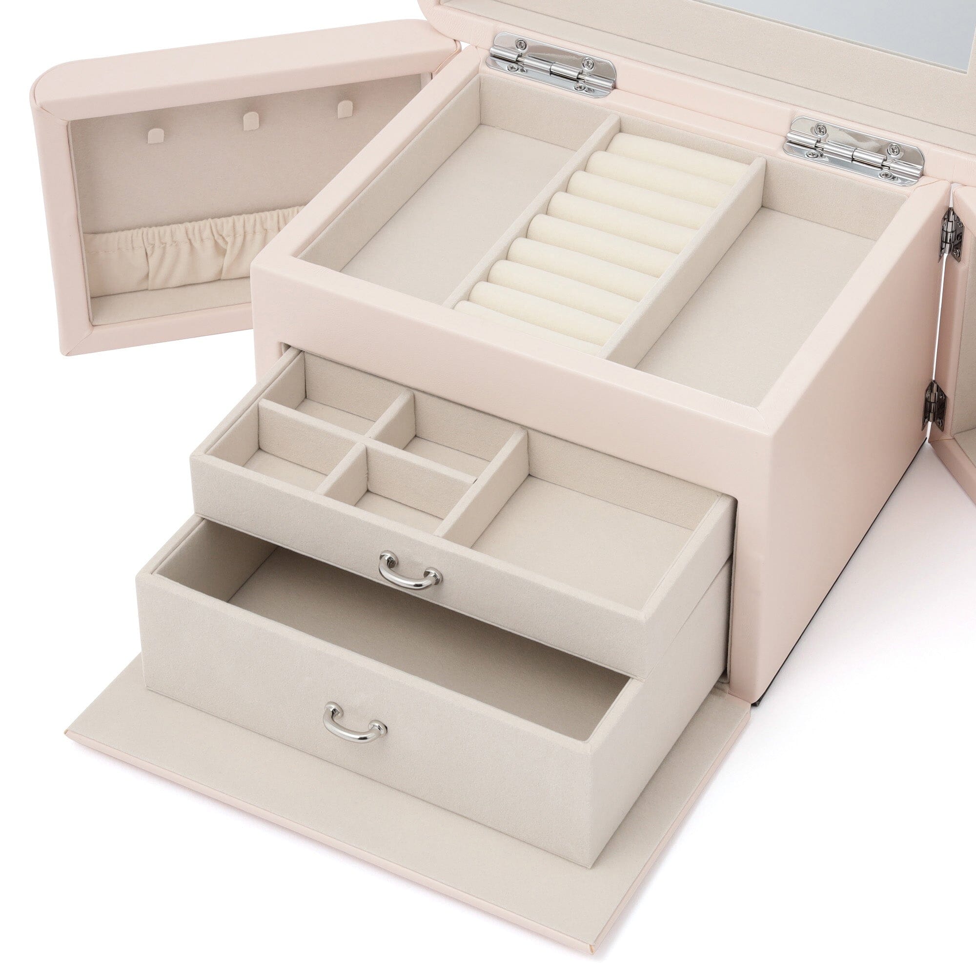 Ribbon Jewelry Box Light Pink