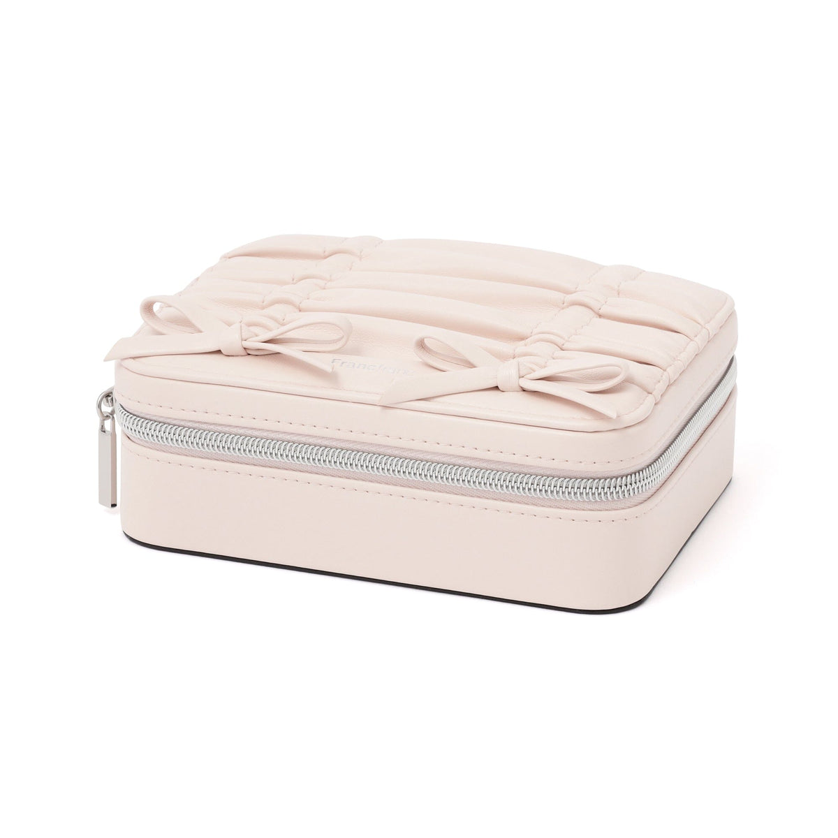 Ribbon Travel Jewelry Box Multi Light Pink