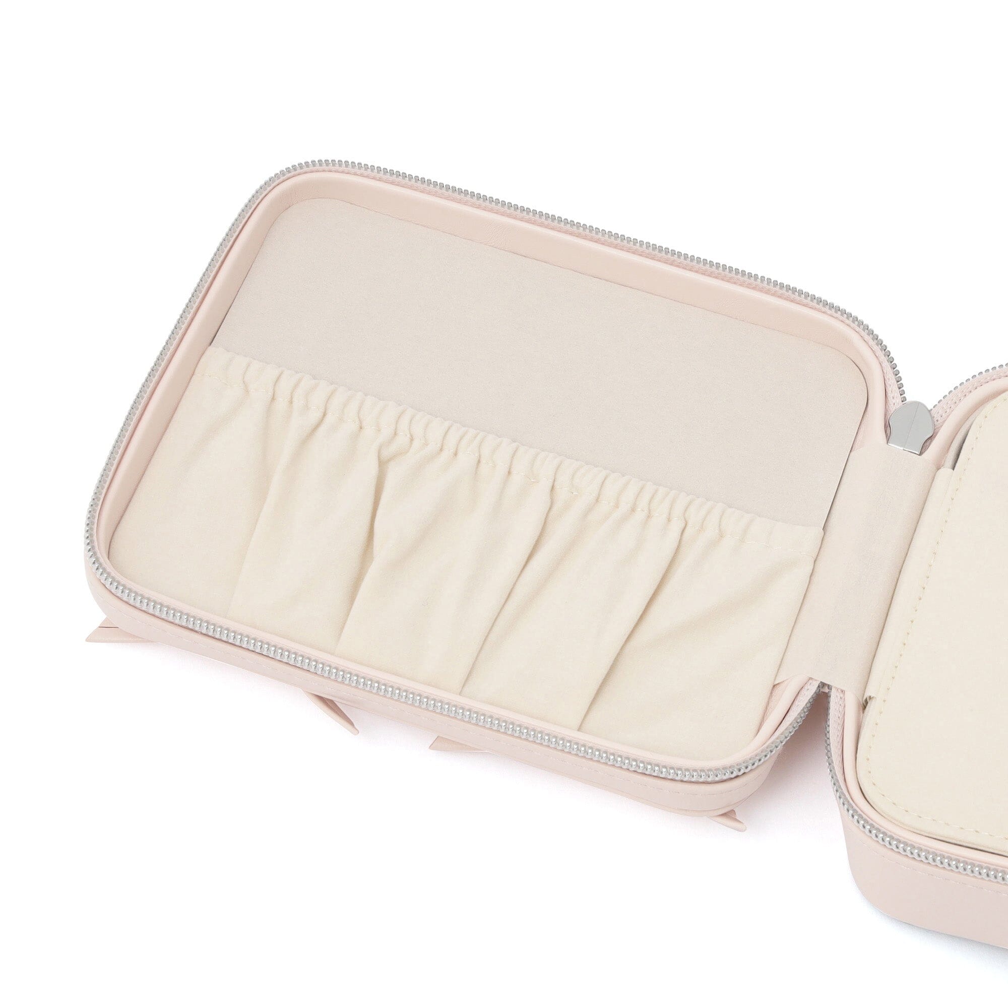 Ribbon Travel Jewelry Box Multi Light Pink