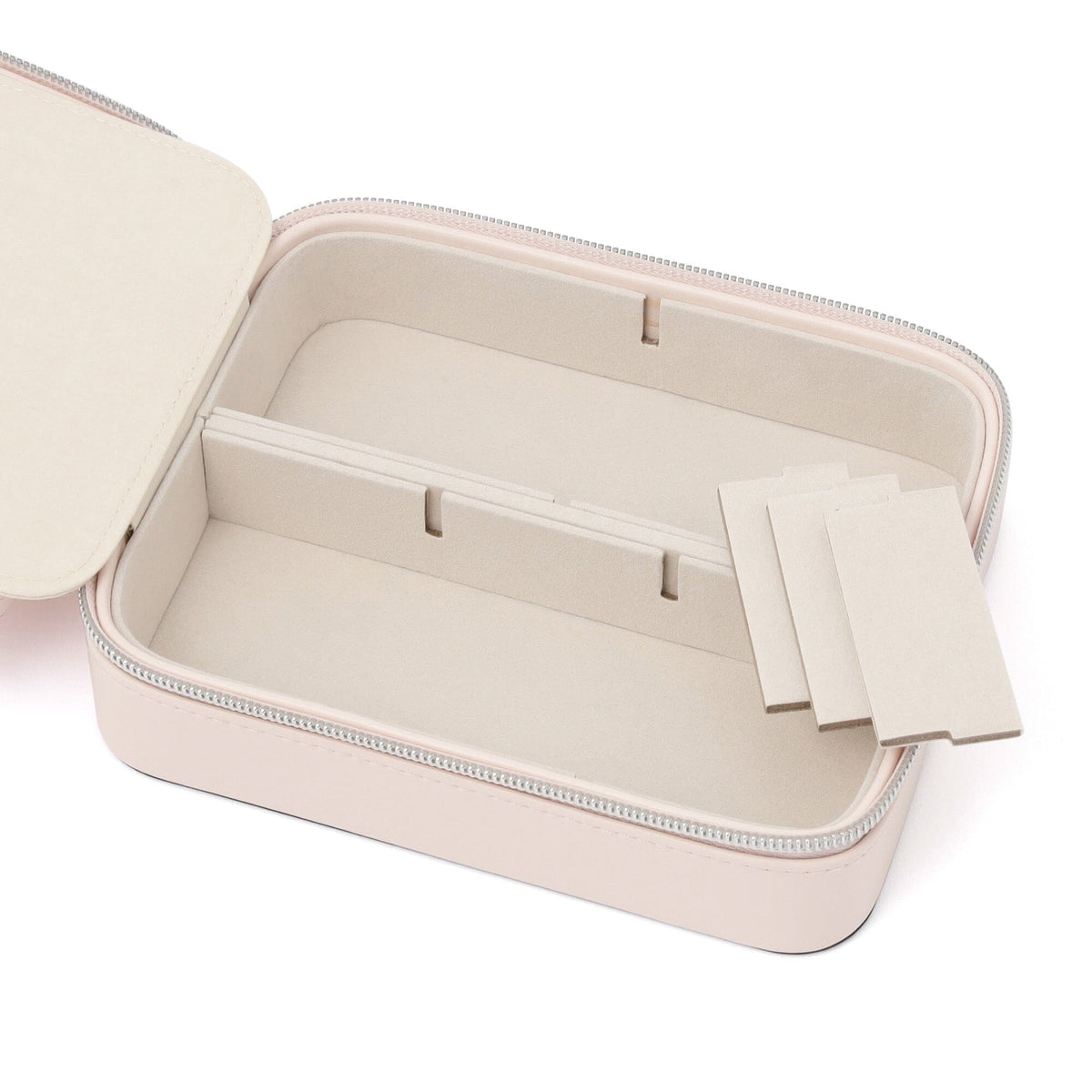 Ribbon Travel Jewelry Box Multi Light Pink
