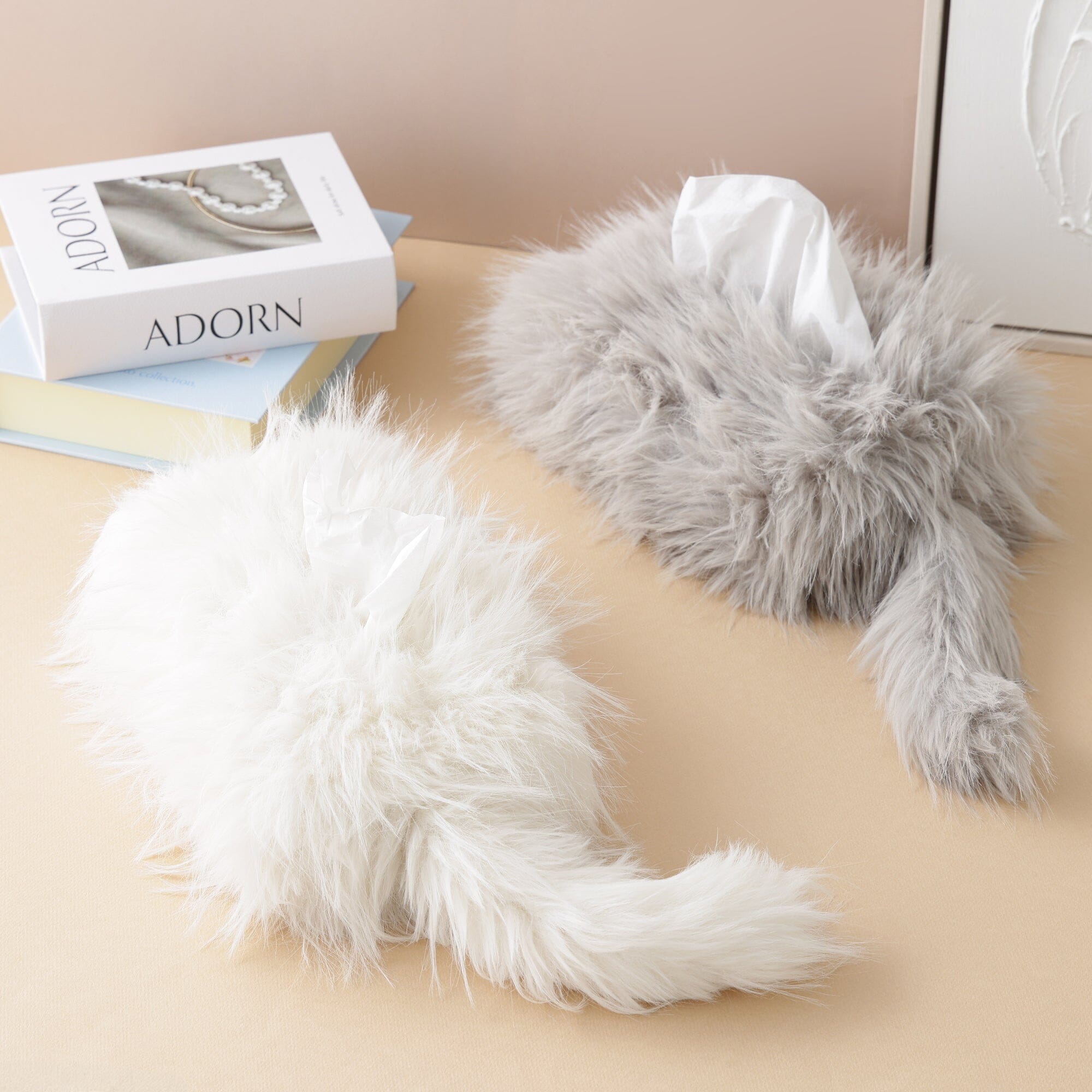 Cat Mof Tissue Case Gray