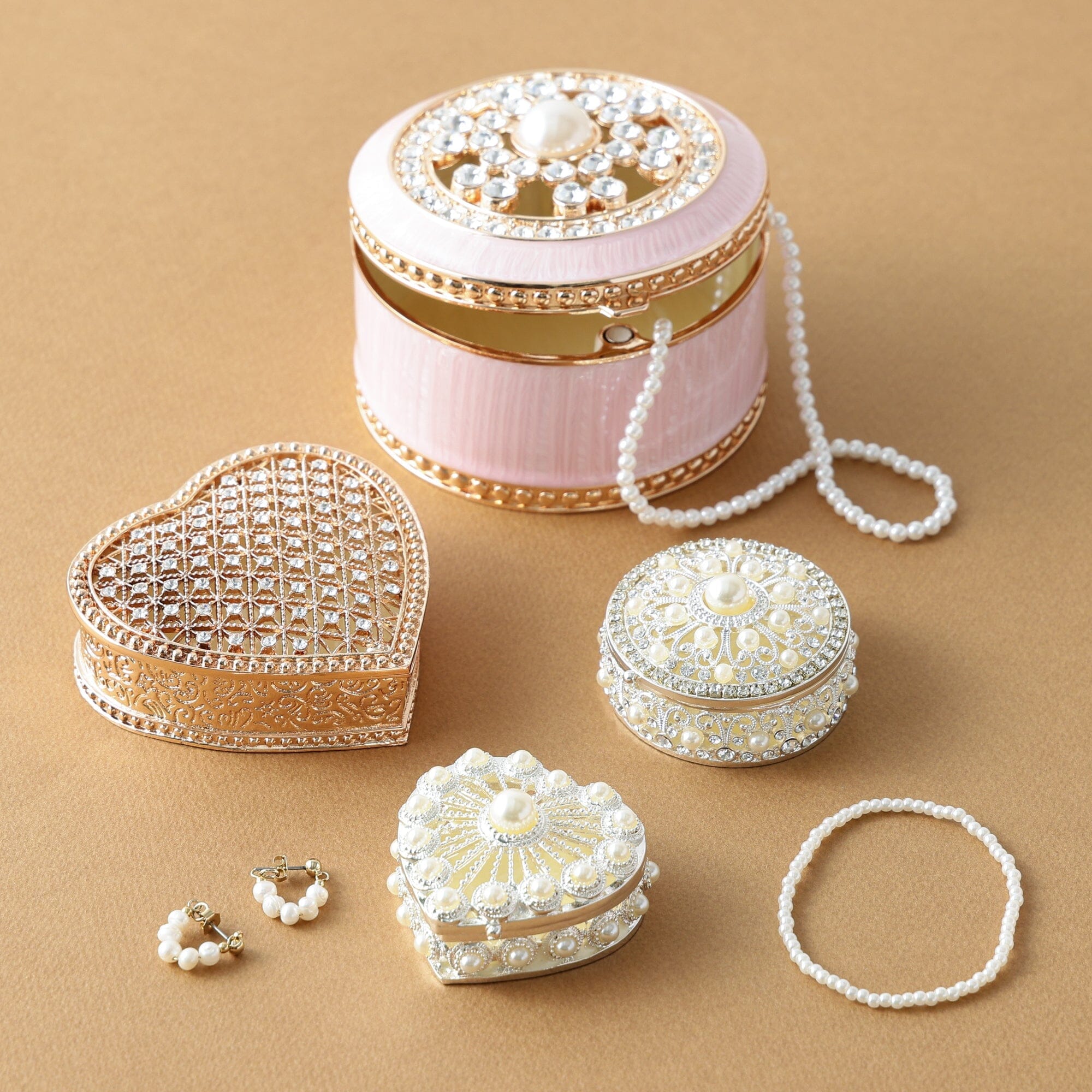 Salli Jewelry Case Round Small