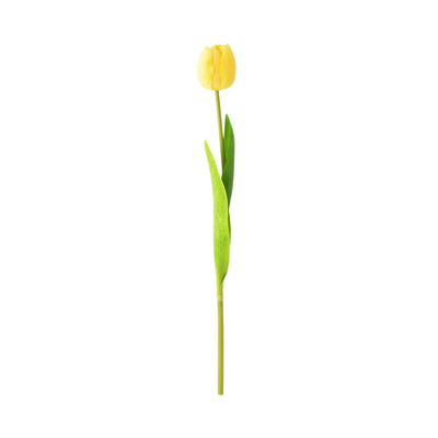Artflower Real Touch Tulip  Yellow