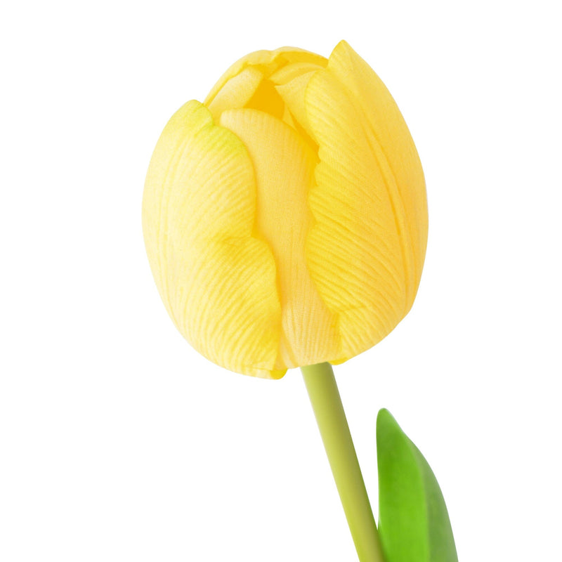 Artflower Real Touch Tulip  Yellow