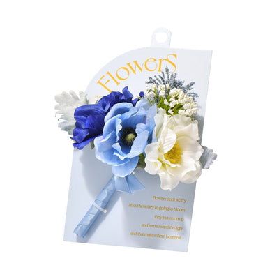 Petit Bouquet Anemone Mix  Blue