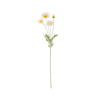 Art Flower Poppy S White