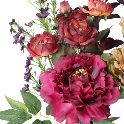 Bouquet Peony Leaf Mix Purple