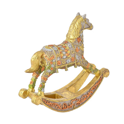 Resin Object Rocking Horse Pink