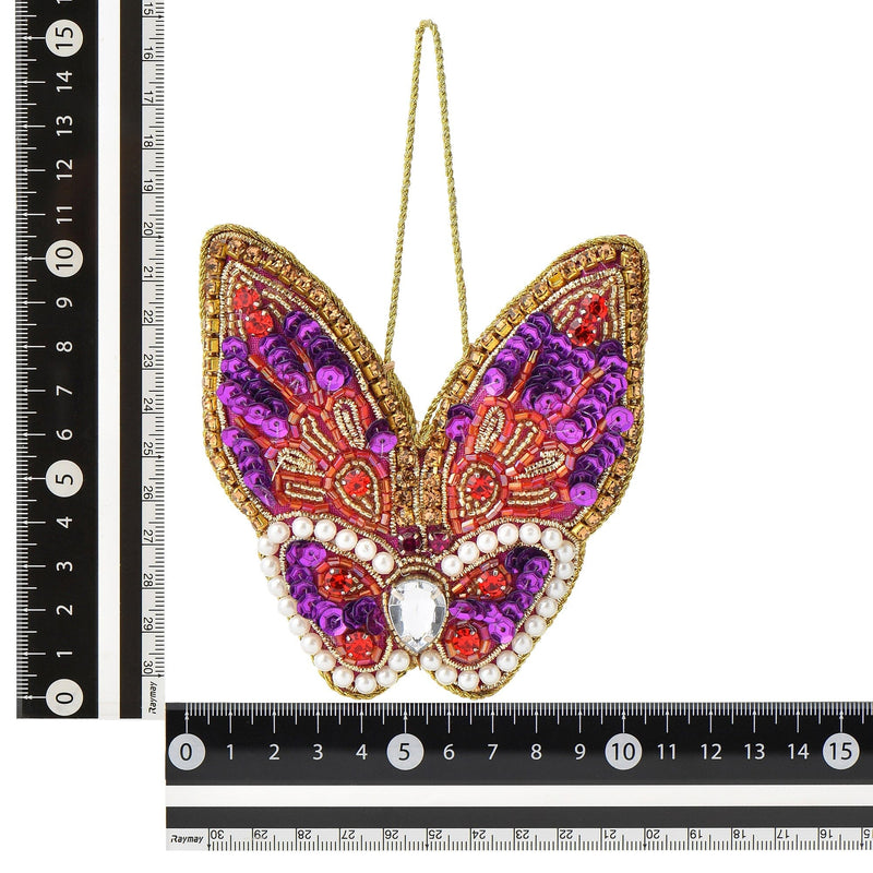 Beads Ornament Butterfly Pink