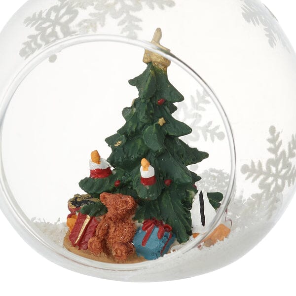 Glass Ornament Tree Dome