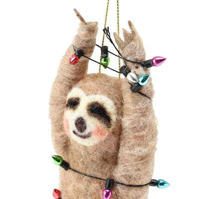 Fabric Ornament Sloth Light