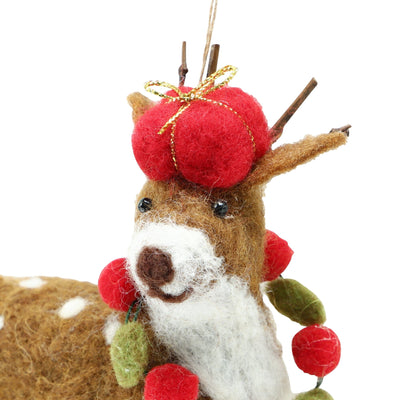 Fabric Ornament Reindeer