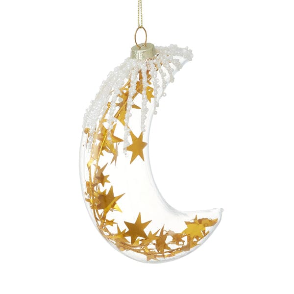 Glass Ornament Moon