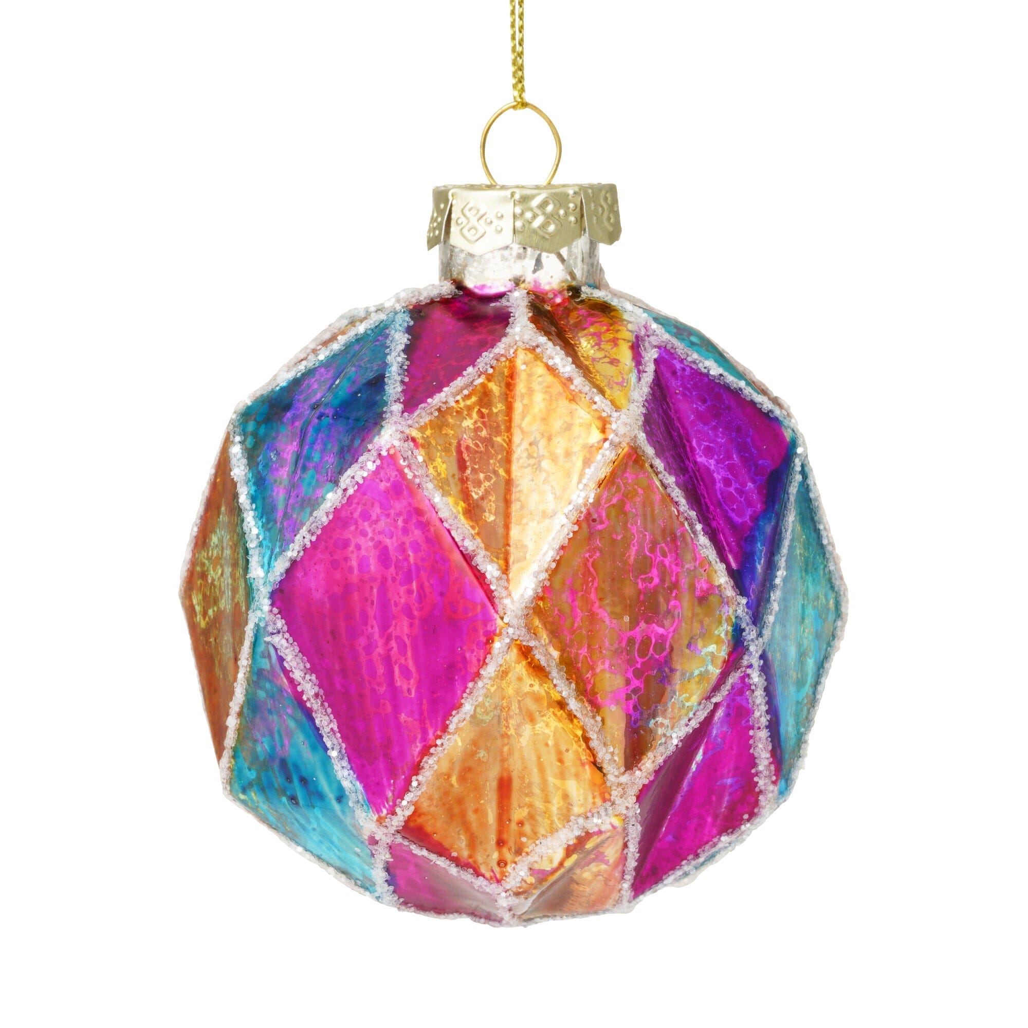 Glass Ornaments Colorful Multicolored