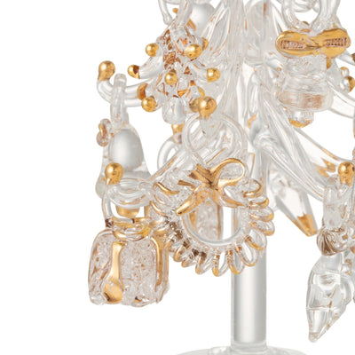 Glass Tree Multi Ornament Small Gold