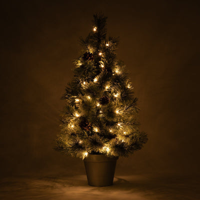 LED 50 XMAS TREE 80cm Green