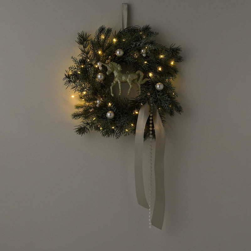 Led Wreath Pearl