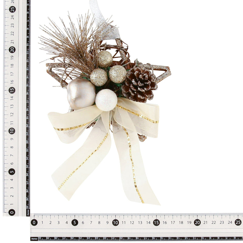 Wreath Star S White