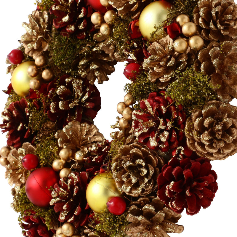 Wreath L Gold