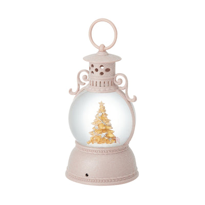 Snow Globe Round Lantern Tree Bear L