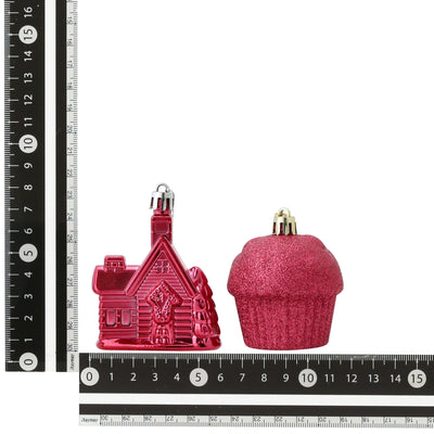 Set Ornament Motif 26 Pieces Pink