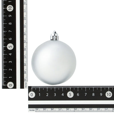 Set Ornaments 6cm 20 Pieces White