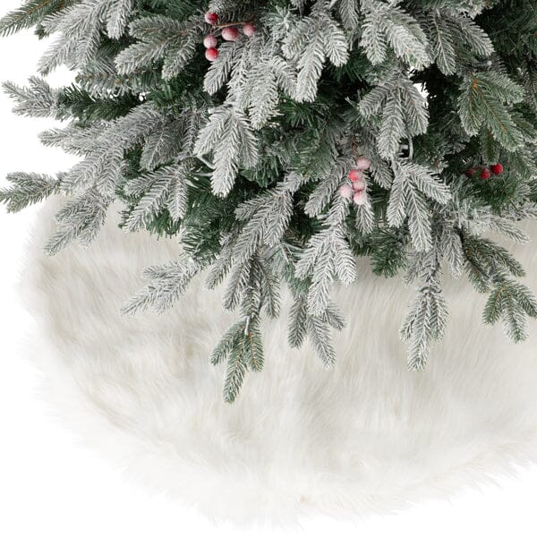 Tree Skirt Fur White