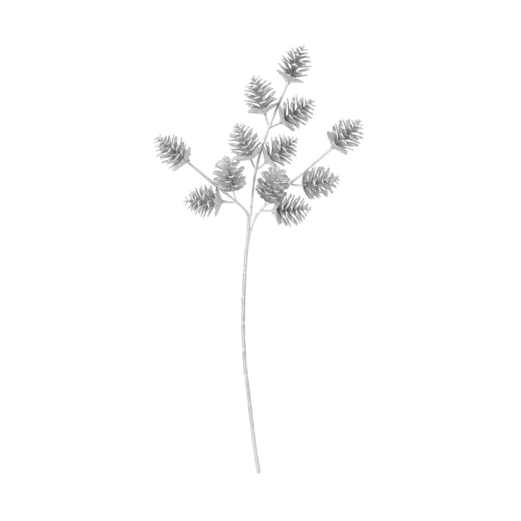 Art Plant Pine Cone Silver