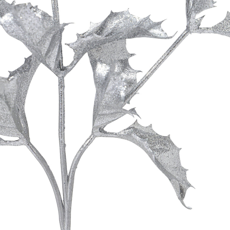 Art Plant Holly Silver