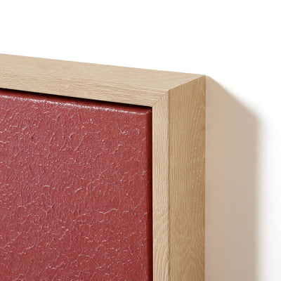 Geometric Art Board Red