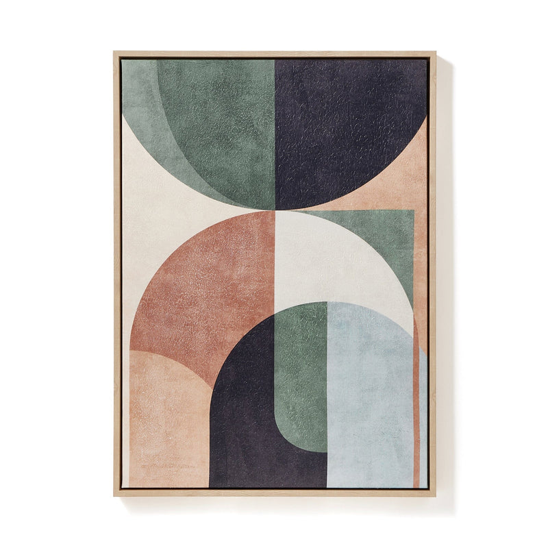 Geometric Art Board Green
